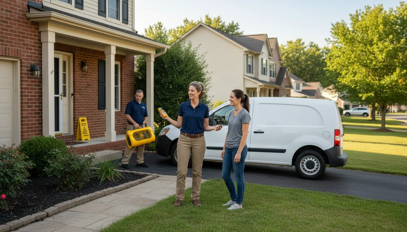 Water restoration image for Home Water Damage Repair in Easton, TX